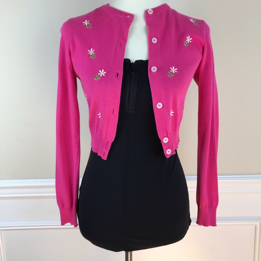 Dolce and Gabbana | Pink Floral Cardigan